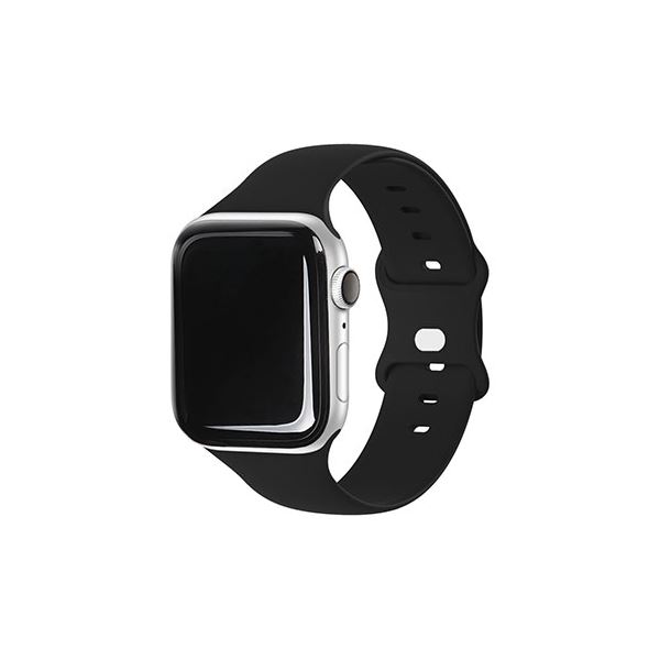 EGARDEN SILICONE BAND for Apple Watch 49/45/44/42mm Apple Watch用バンド ブラック EGD21777AWBK[21]