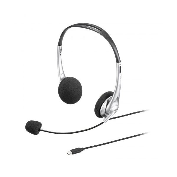 サンワサプライ USB TypeCヘッドセット MM-HSTC03SV[21]