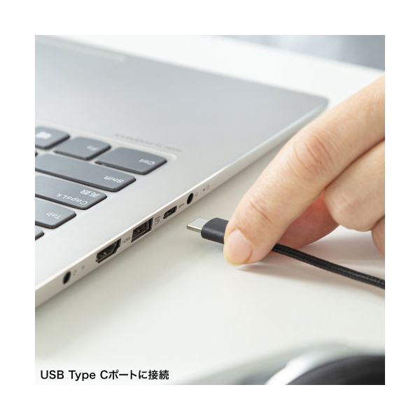 サンワサプライ USB TypeCヘッドセット MM-HSTC03SV[21]