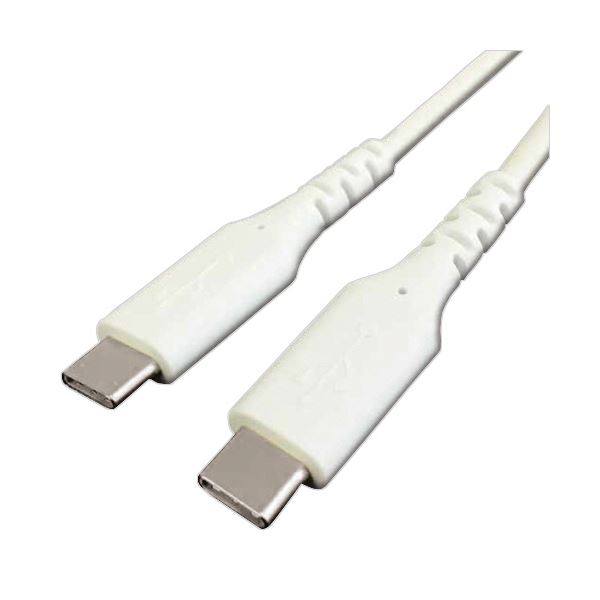 トップランドUSB-C to Cケーブル ホワイト 1m CHTCCBC100-WT 1本[21]