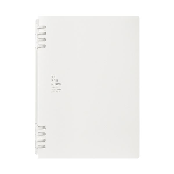 （まとめ） キングジムリングノート テフレーヌ ビズ A5タテ 白 9854TEB-W 1冊 【×5セット】[21]