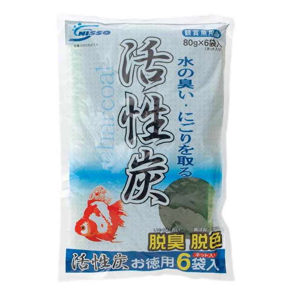 （まとめ）活性炭 6袋入（80g）【×3セット】 (観賞魚/水槽用品)[21]