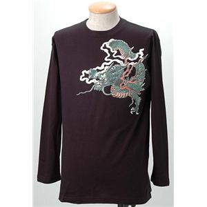 語れる立体和柄ロングTシャツ S-1670／緑龍 L(NP)[21](4)