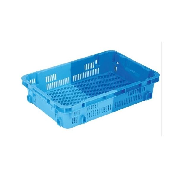 【5個セット】 業務用コンテナボックス/食品用コンテナー 【NF-M27】 ダークブルー/ブルー 材質：PP【代引不可】[21]