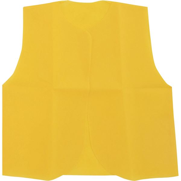 (まとめ)アーテック 衣装ベース 【S ベスト】 不織布 イエロー(黄) 【×30セット】[21]