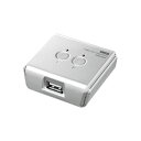 (まとめ)サンワサプライ USB2.0手動切替器(2回路) SW-US22N【×2セット】[21]