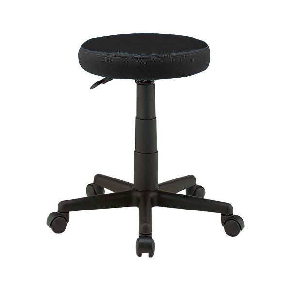 ジョインテックス 丸イス C901RJ ブラック 布張り[21]