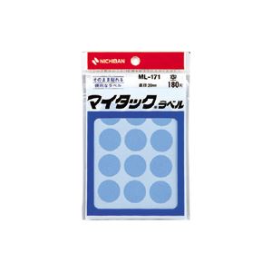 （まとめ） ニチバン カラーラベル 一般用 ML-171 一般用（単色） 20mm径 ML-17116 空 1P入 【×10セット】[21]