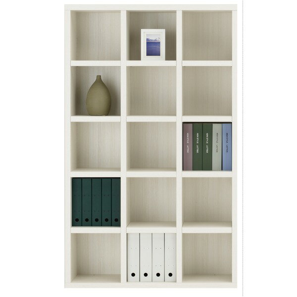 フナモコ ラチス ハイタイプシェルフ 【幅110×高さ180cm】 ホワイトウッド FBS-110T 日本製 【代引不可】[21]