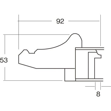 豪華仕様 油絵額縁／油彩額縁 【F10 ゴールド】 黄袋 吊金具付き