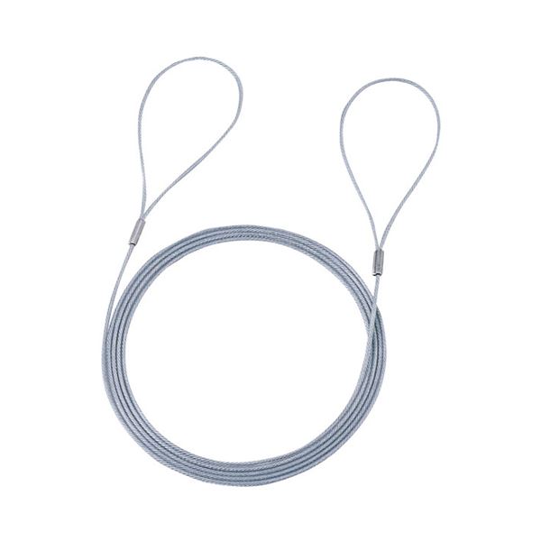 (まとめ)サンワサプライ eセキュリティ(ワイヤー、1.5m・1.6mm) SLE-3W-15【×10セット】[21]