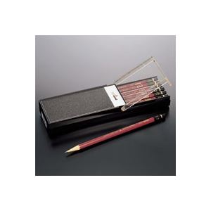 （まとめ） 三菱鉛筆 鉛筆 ハイユニ HU2H 12本入 【×2セット】[21]