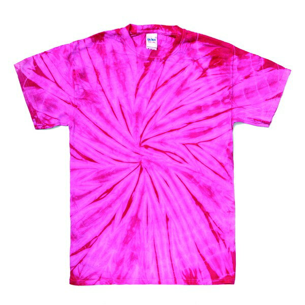 スパイダー タイダイ Tシャツ XL スパイダーピンク 綿100％ 半袖 Tシャツ ティーシャツ ティシャツ トップス 衣類[21]