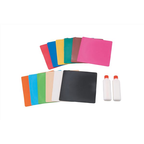 (まとめ)アーテック プラモザイク 【大】 12色組 90×90mm ボンド付き 【×15セット】[21]