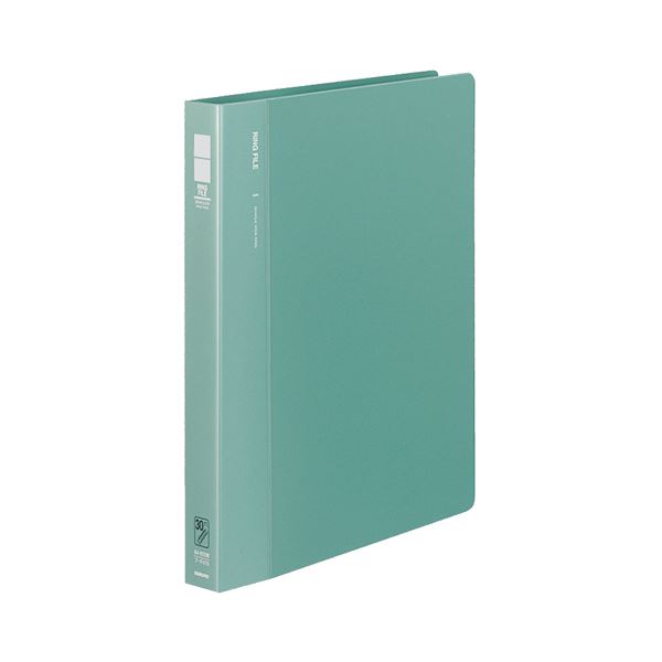 (まとめ) コクヨ リングファイル 発泡PP表紙 A4タテ 30穴 170枚収容 背幅33mm 緑 フ-F470G 1冊 【×5セ..