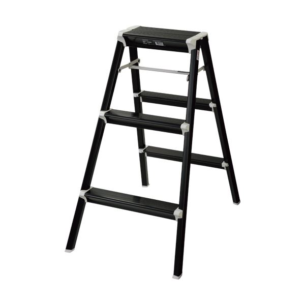 長谷川工業 アルミ踏み台 SKITSTEP 3段 ブラック SK2.0-08BK 1台[21]