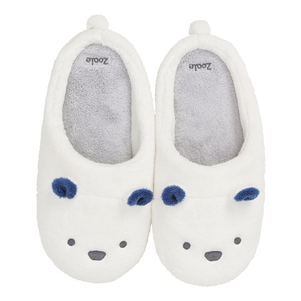 シービージャパン carari 吸水 アニマル スリッパ 23〜25cm シロクマ[21]