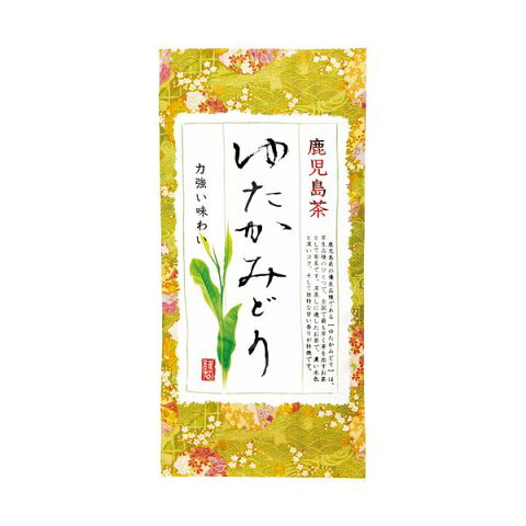 （まとめ）健康お茶家族本舗 鹿児島茶 ゆたかみどり100g/袋 1セット（3袋）【×2セット】