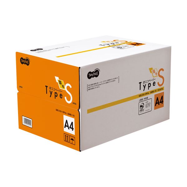 TANOSEE αエコペーパー タイプSA4 1箱(5000枚:500枚×10冊)[21]