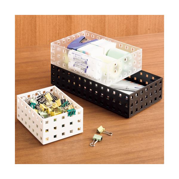 雑貨のお店　ザッカルの（まとめ） セキセイ シスブロック 小 ホワイトSBK-9001W 1個 【×10セット】[21]｜アングル2