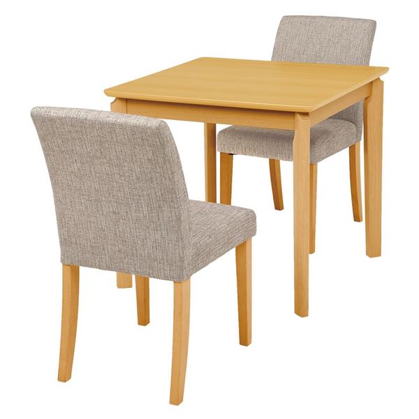 ダイニング3点セット約幅75cmダ...