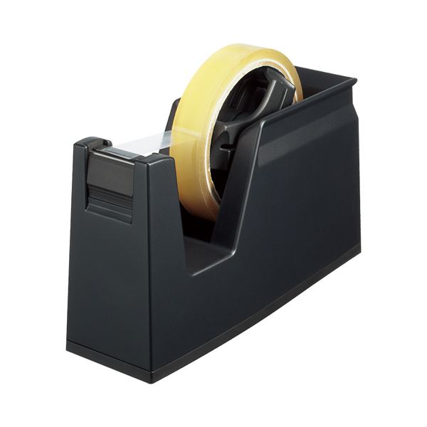 (まとめ) コクヨ テープカッター カルカット 大巻・小巻両用 黒 T-SM100D 1台 【×10セット】[21]