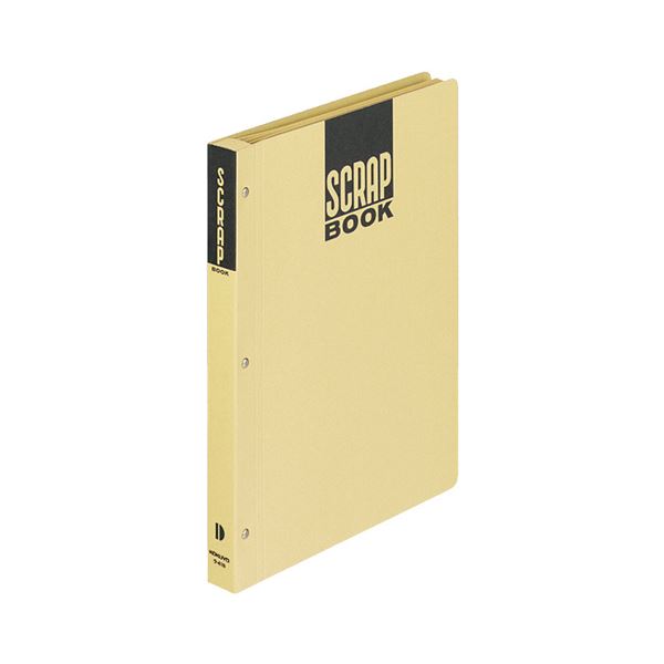 (まとめ) コクヨ スクラップブックD(とじこみ式) B5 中紙28枚 背幅25mm クラフト ラ-41N 1冊 【×30セット】[21]