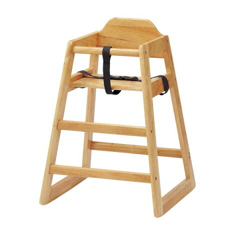 ベビーチェア/赤ちゃん椅子 【ナチュラル】 幅520mm 木製 スタッキング可 対象年齢：6ヶ月〜5才頃 〔プレゼント〕 組立品【代引不可】