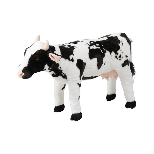 動物型 スツール/オットマン 【ウシ ワールドマップ】 幅25cm 耐荷重80kg スチール 『ぬいぐるみチェア』 〔リビング 子供部屋〕【代引不可】[21]のサムネイル