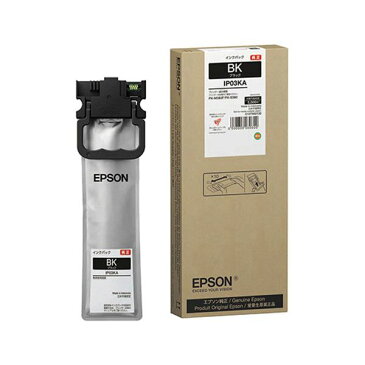 【訳あり・在庫処分】（業務用5セット）【純正品】EPSON IP03KA インクパック ブラック （5K）[21]