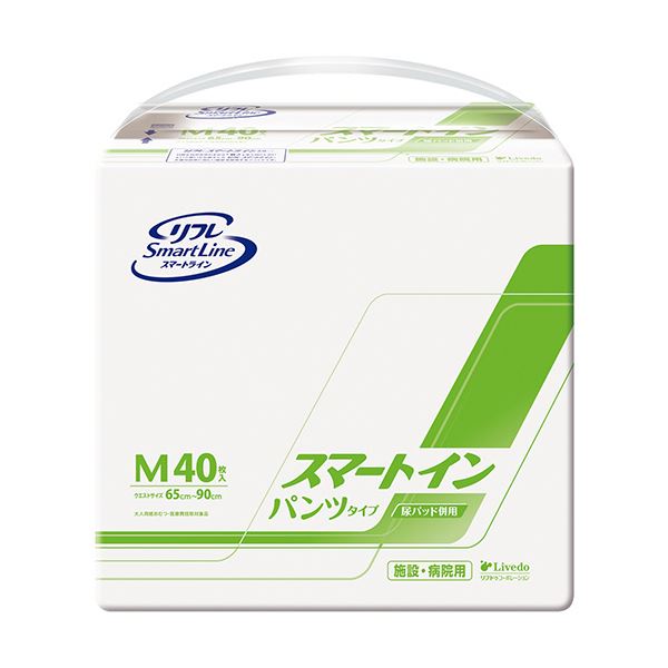 ■サイズ・色違い・関連商品■M 1パック（40枚）■M 1セット（160枚：40枚×4パック）[当ページ]■L 1パック（36枚）■L 1セット（144枚：36枚×4パック）■商品内容●Mサイズ、40枚×4パックセットです。●パッドの正しい装着位置がわかりやすい目印のライン入。●お腹と背中にぴったりフィットし、動いてもパッドのズレを防ぎます。●1人で外出できる方■商品スペックサイズ：M吸収量：約150ccウエストサイズ：65〜90cmシリーズ名：リフレ吸収量目安：約1回分【キャンセル・返品について】商品注文後のキャンセル、返品はお断りさせて頂いております。予めご了承下さい。■送料・配送についての注意事項●本商品の出荷目安は【5 - 11営業日　※土日・祝除く】となります。●お取り寄せ商品のため、稀にご注文入れ違い等により欠品・遅延となる場合がございます。●本商品は仕入元より配送となるため、沖縄・離島への配送はできません。[ 41068 ]