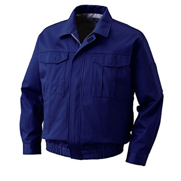 KU90600 空調服 R 裏地式綿厚手 服のみ ダークブルー L[21]