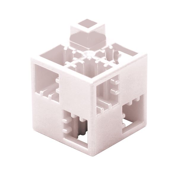 （まとめ）Artecブロック 基本四角 100P 白【×3セット】[21]