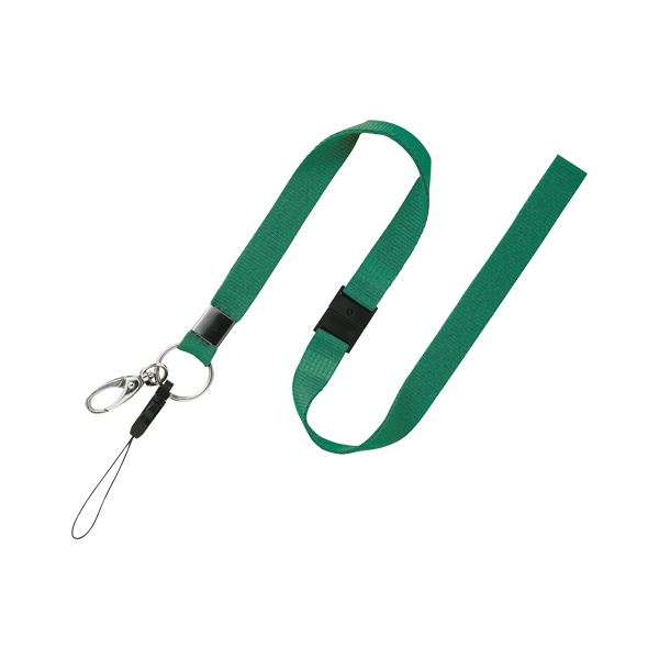 （まとめ） オープン工業 ストラップ 1本 緑 【×10セット】[21]