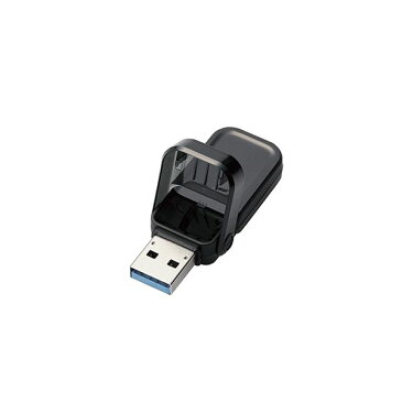 エレコム USBメモリー/USB3.1(Gen1)対応/フリップキャップ式/128GB/ブラック MF-FCU3128GBK[21]