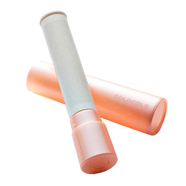 携帯用 コロコロ 【ペールピンク 3個組】 約直径2.5×長さ11.7cm ニトムズ COLOCOLO コロフル モバイル ..