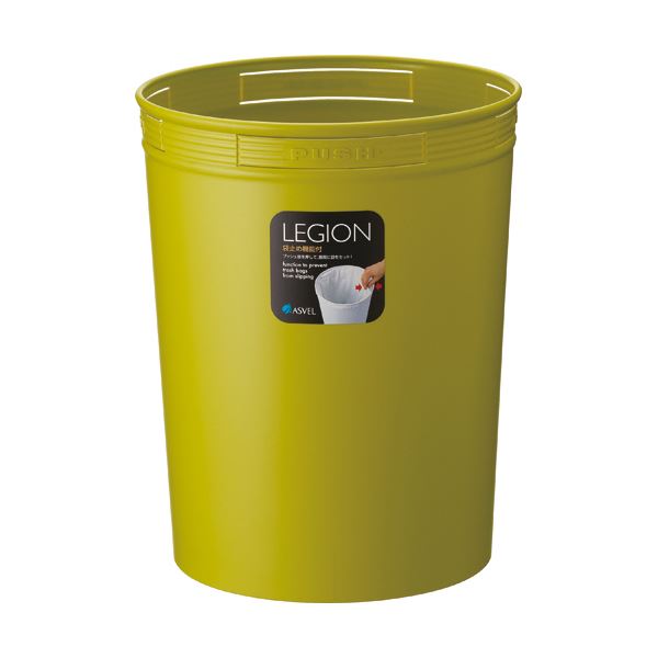 （まとめ）アスベル レジオンBSペール M10.6L グリーン 1個【×10セット】[21]