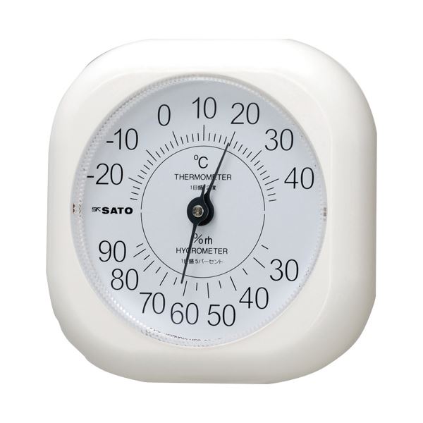 （まとめ） 佐藤計量器 ソフィア温湿度計【×5セット】[21]