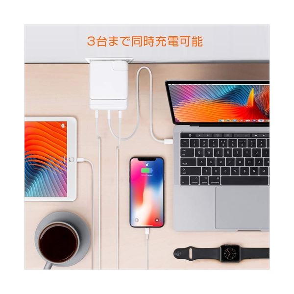 HYPER HyperDrive Apple 87W USB-C電源アダプタ用USB-C Hub HP16201[21]