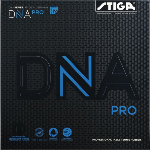 STIGA（スティガ） テンション系裏ソフトラバー DNA PRO M ディーエヌエー プロ M ブラック 厚[21](4)