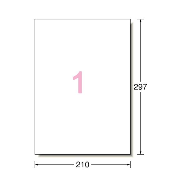 (まとめ) エーワン 屋外でも使えるサインラベルシール(インクジェット) ツヤ消しフィルム・ホワイト A4判 ノーカット 32001 1冊(10シート) 【×10セット】[21]