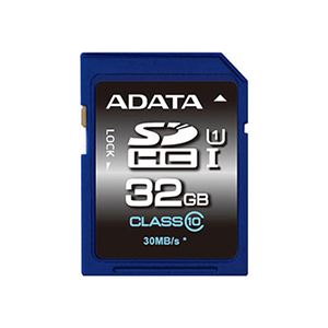 （まとめ）A-DATA（エーデータ） SDHCカードUHS-I対応 超高速タイプ 32GB class10 ASDH32GUICL10-R 1枚 【×3セット】[21]