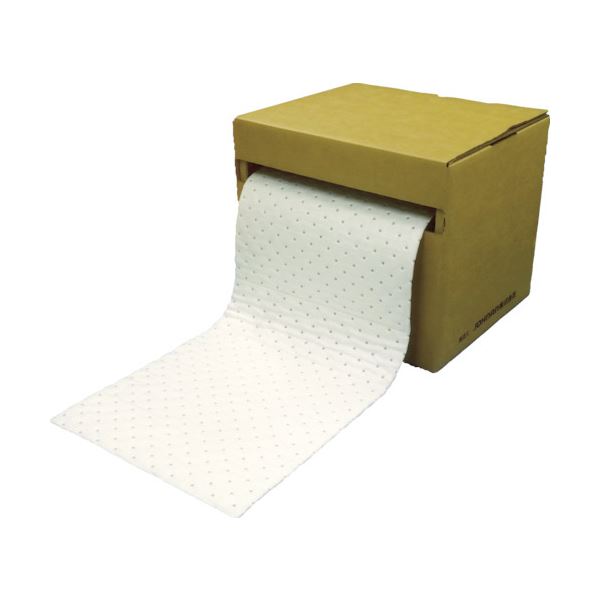 JOHNAN 油吸収材 アブラトールロールディスペンサーボックス付き PCR40 1巻[21]