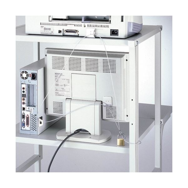 （まとめ）エレコム セキュリティロックキットESL-6 1パック【×3セット】[21]