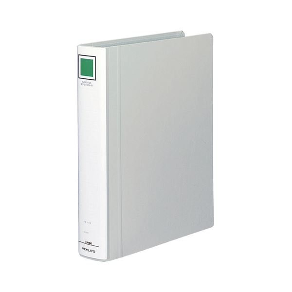 (まとめ) コクヨ チューブファイル(エコツインR) A4タテ 400枚収容 背幅55mm シルバー フ-RT640C 1冊 ..