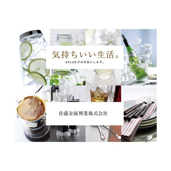 雑貨のお店　ザッカルの佐藤金属興業 SALUS マトリス コットンボックス SALUS201181[21]｜アングル3