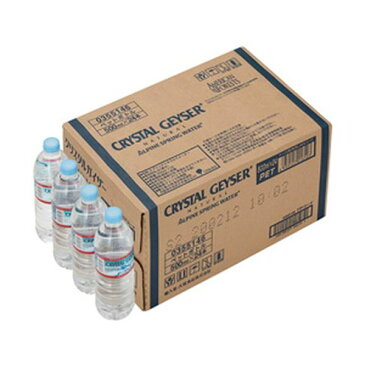 (まとめ)大塚食品 クリスタルガイザー 500ml 1箱(24本)【×3セット】