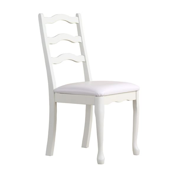 チェア【本体：幅45×奥行50×高さ95cm】アイボリー【代引不可】[21]