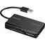 バッファロー USB2.0 マルチカードリーダー UHS-I対応 ケーブル収納モデル ブラック BSCR500U2BK[21]