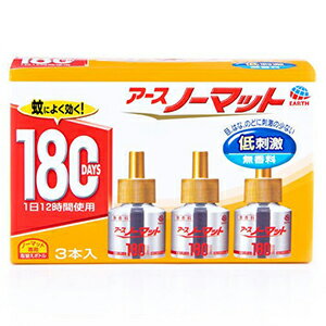 アース製薬アース ノーマット 取替えボトル 180日用 無香料3本入　1個